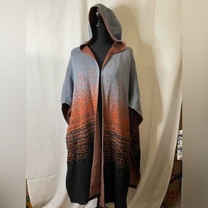 Merona knitted hooded Pacho/Shawl